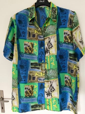 Seiden Bluse Gr 38-40 Vintage wie neu