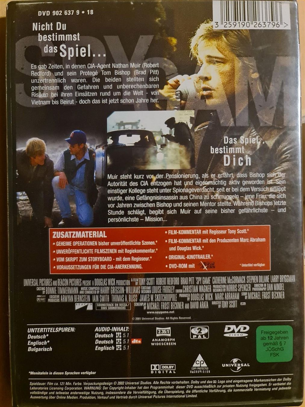 Alle DVDs: Spy game – Gebraucht aus Dintikon von Vexi 1