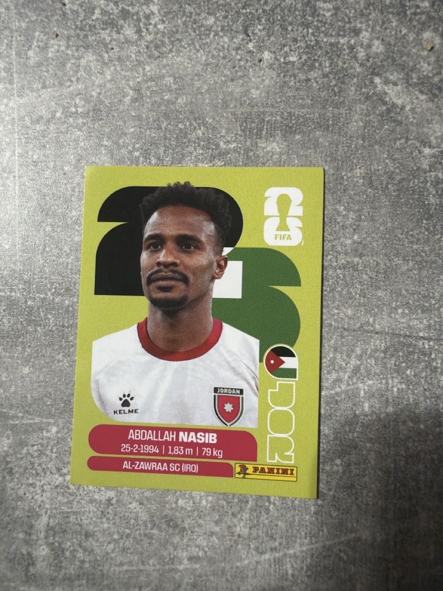 Panini Sammelbilder & Trading cards: Panini  Abdallah Nasib JOR 6 – Gebraucht aus Pfeffingen von Fantasy1971
