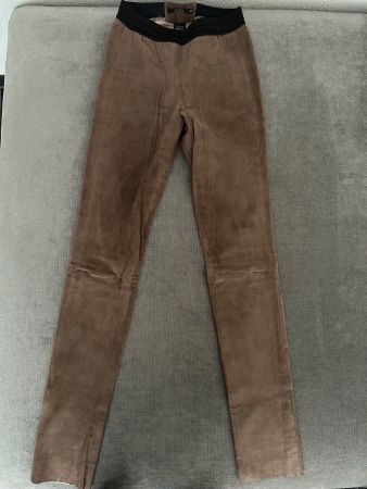 Elegante Wildlederhose von Zinga Gr. 38 100% Lammleder