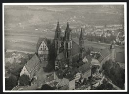 Fotografie Meissen /Elbe, Blick zum Dom 