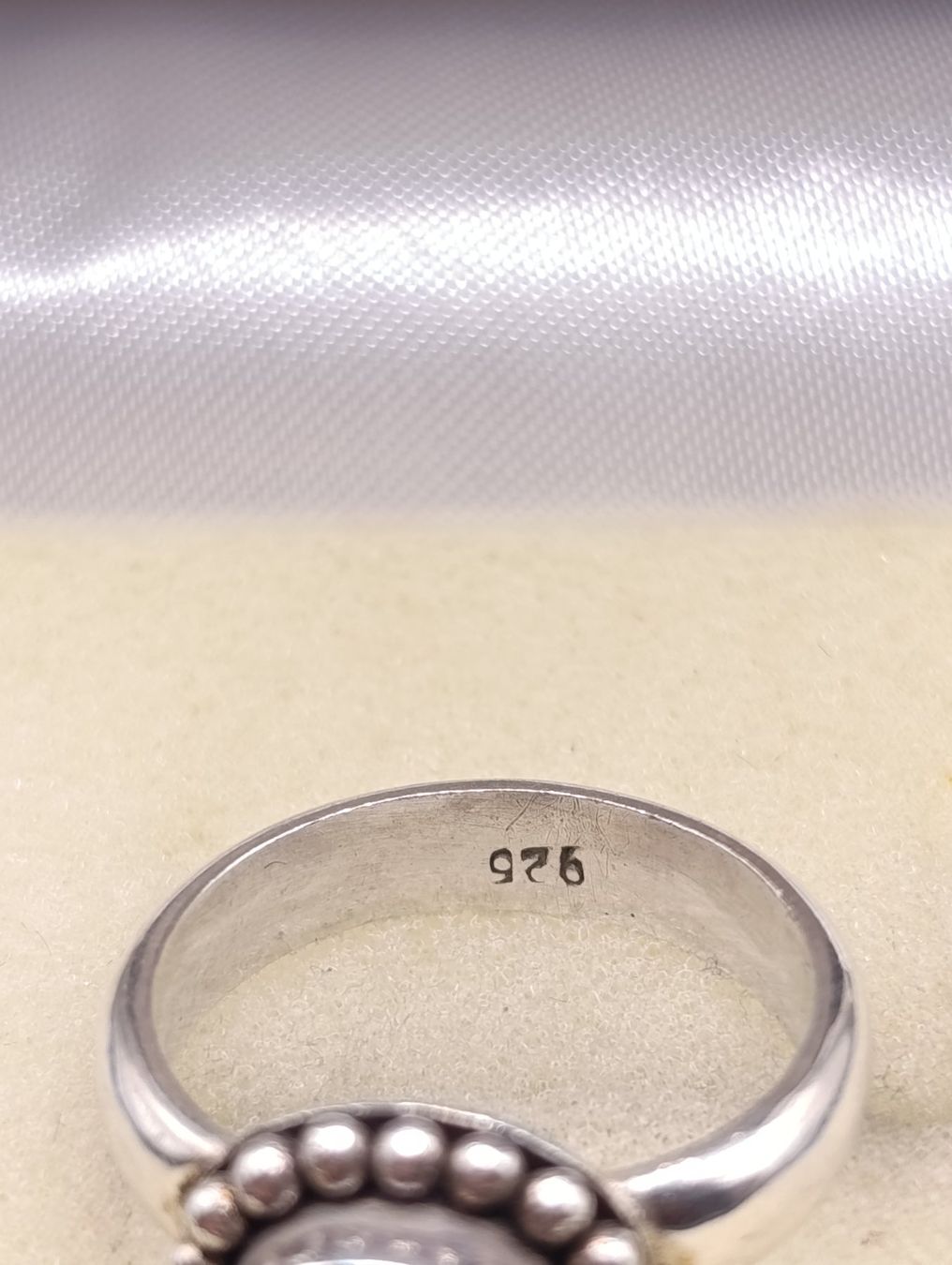 Anelli: Vintage 925er Silber Ring mit Aquamarin Edelstein Top – Usato da Steffisburg venduto da 1.Schmuckschatulle 8