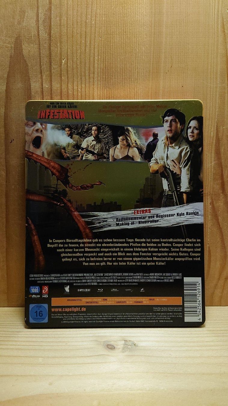 Tutti i DVDs: INFESTATION Blu-Ray Steelbook – Usato da Wilderswil venduto da Exebub 1