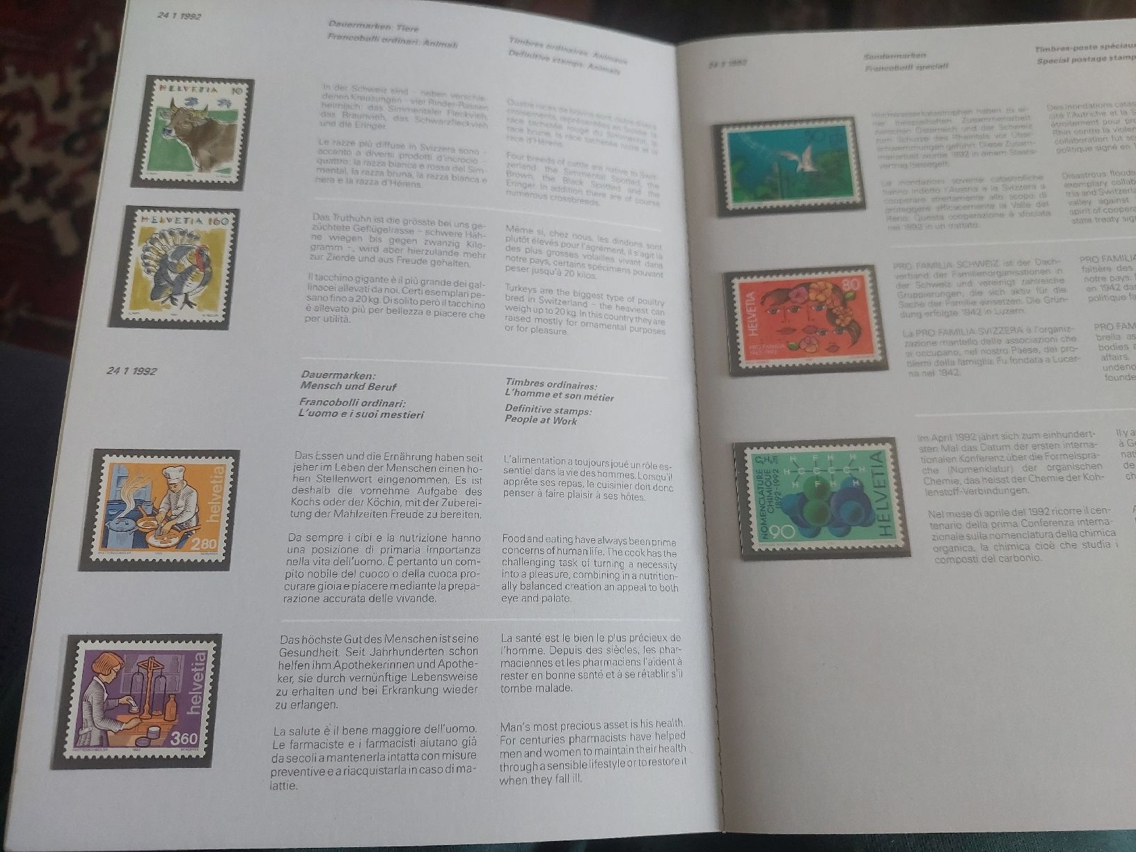 Tutti i francobolli: Timbres suisses  – Nuovo (secondo la descrizione) da Le Locle venduto da wchs 4