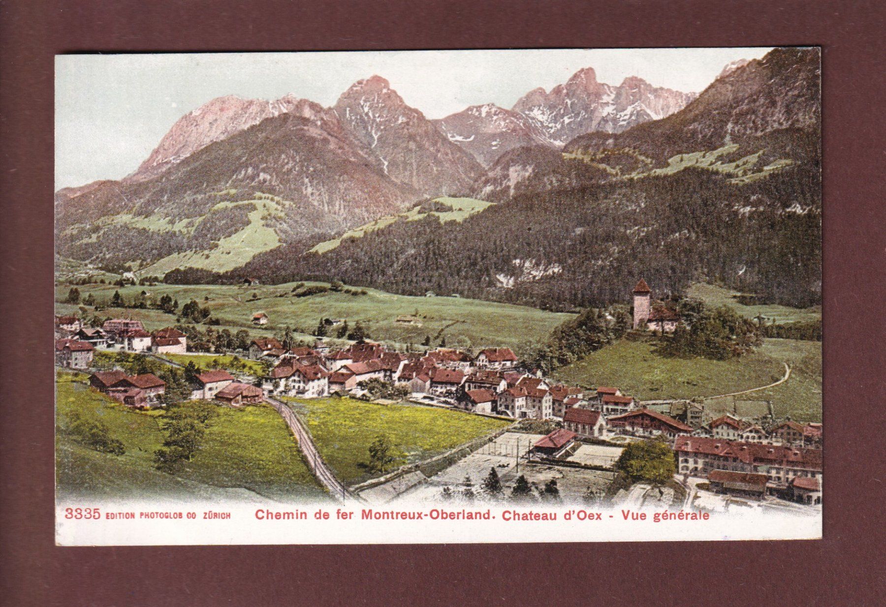 Cartoline postali: CHÂTEAU D'OEX – Usato da Pully venduto da nicecards
