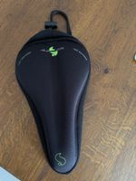 Gepolsterter Velo-Sattelüberzug von Sportourer, Schwarz