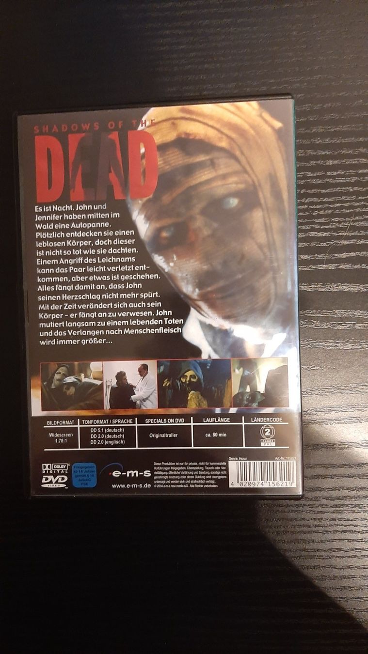 Alle DVDs: Shadows of the Dead – Gebraucht aus Kriens von adr_f6fh 2