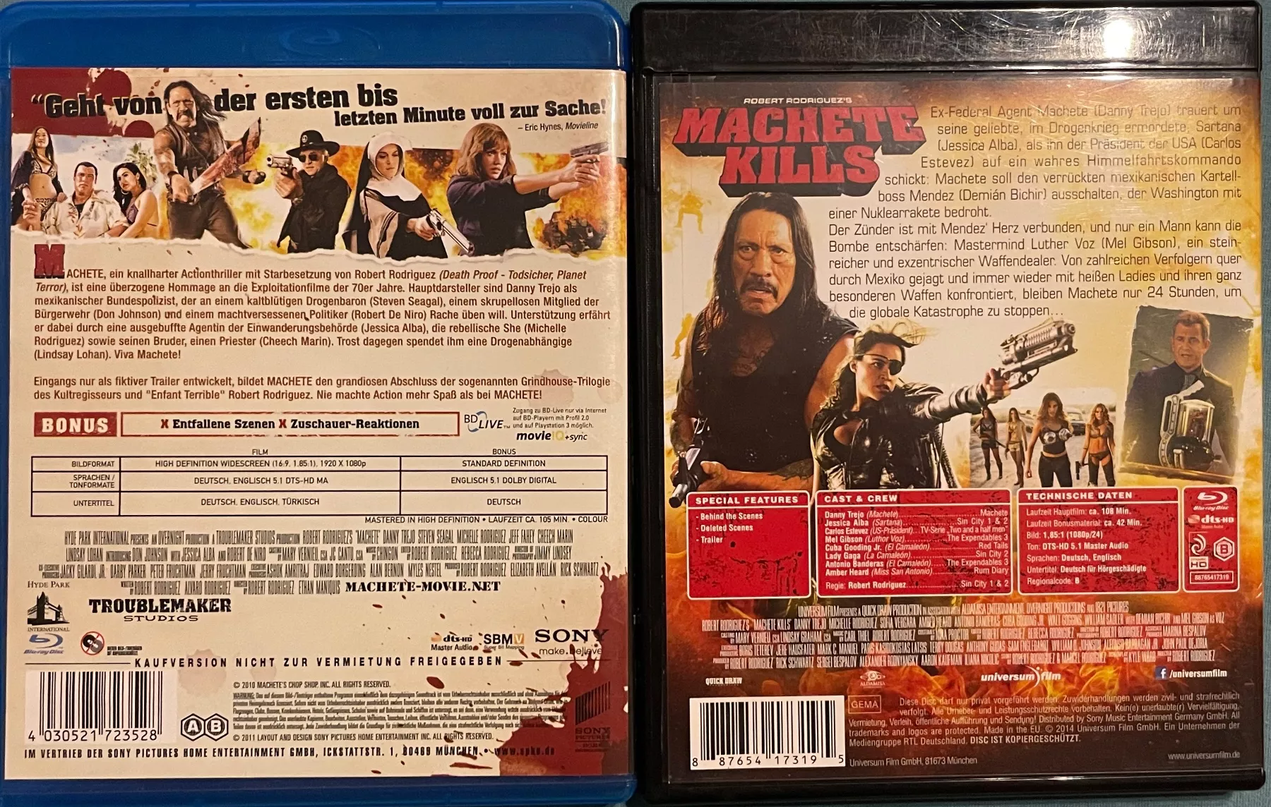 Tutti i DVDs: Machete / Machete Kills – Nuovo (secondo la descrizione) da Waldenburg venduto da Gonzo8 1