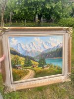 Wunderschönes Ölgemälde - Berglandschaft mit See!