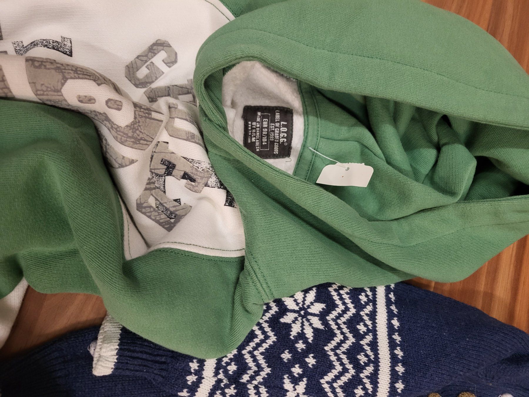 Maglioni & Felpe: 5 Jungen Pullover Gr. 98 Winterpaket K7 – Usato da Schwarzenburg venduto da flamingo1970 3