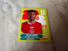 Panini Fifa Fussball WM 2026 Sticker Jonathan David CAN 20