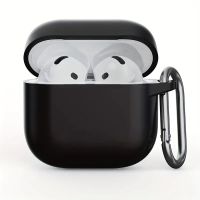 Airpods 4 Hülle mit Karabiner schwarz Air Pods