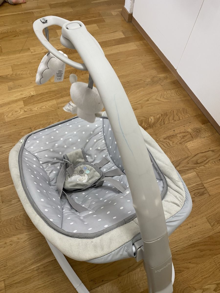 Giocattoli: Spieldecke mit Spielbogen +Bällebad+ Ingenuity Babyschaukel – Usato da Chur venduto da mar_6k6w 7