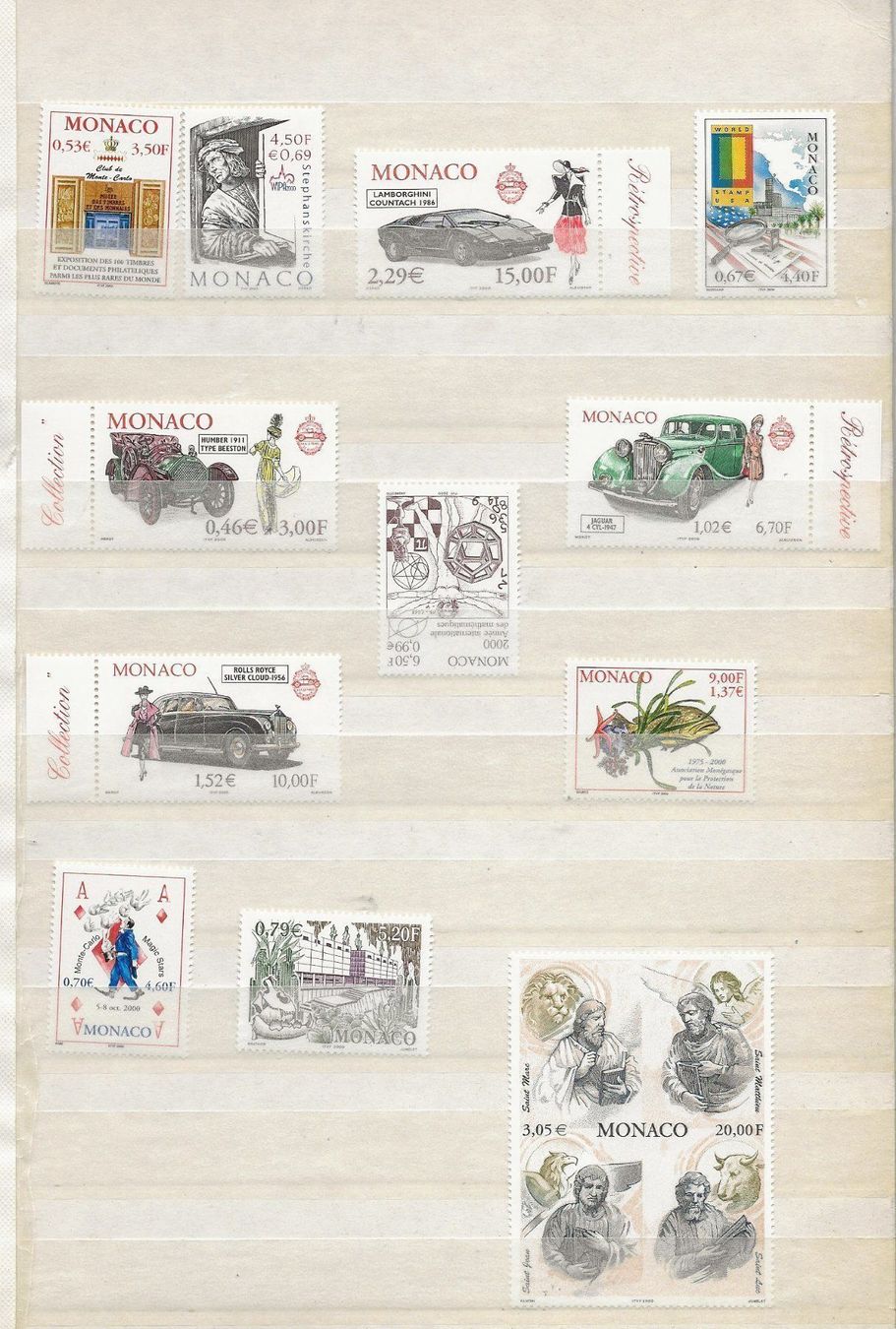 Tutti i francobolli: Monaco Lot Année 2000 ** – Nuovo (secondo la descrizione) da Sion venduto da PierreP01 1