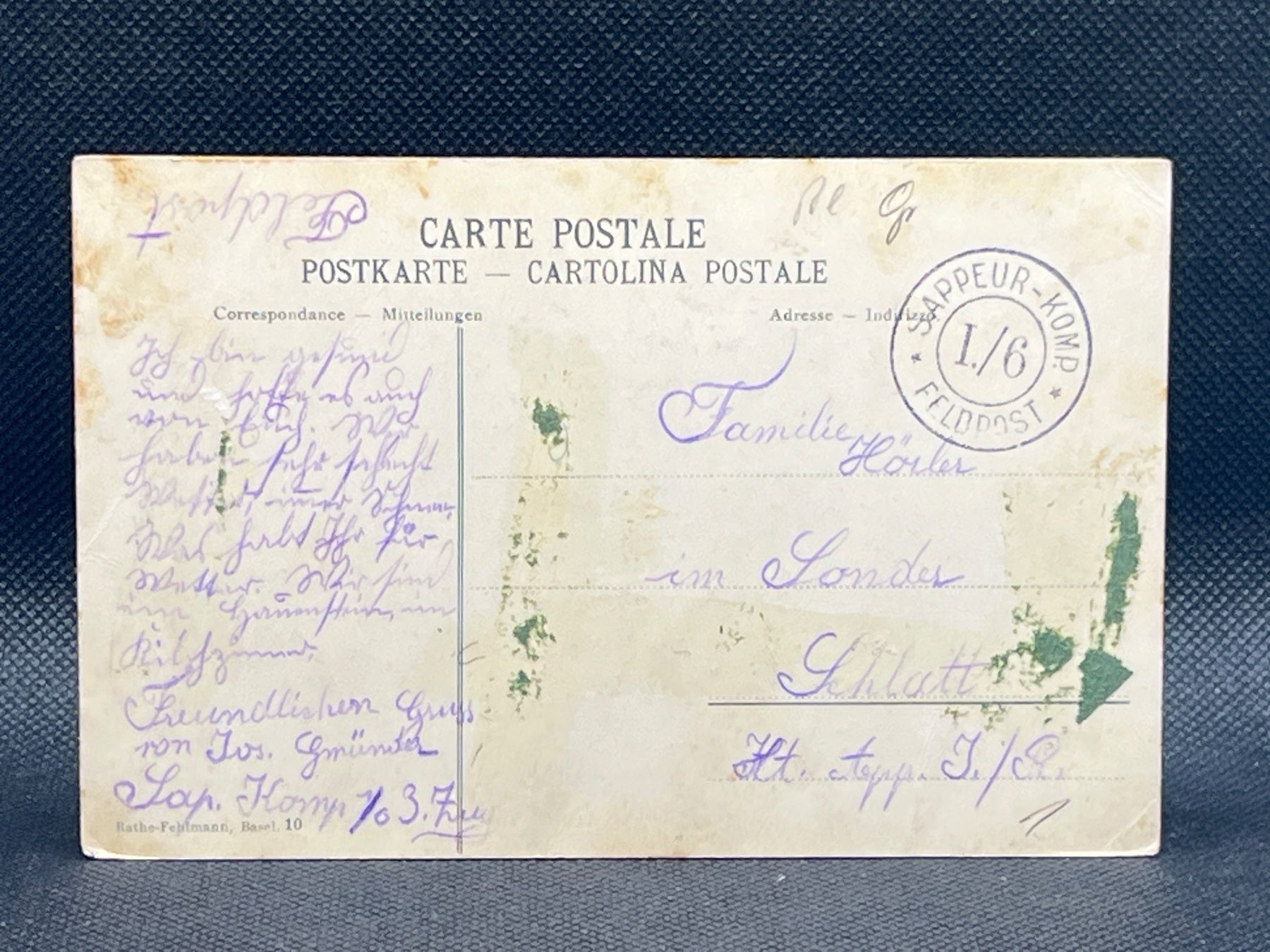 Cartoline postali: Langenbruck – Usato da Widnau venduto da Brusi9 1