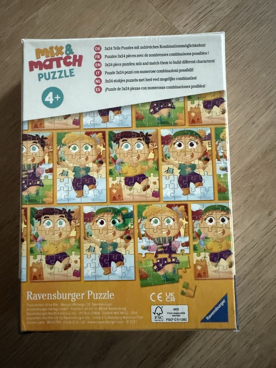 Ravensburger Puzzle: Ravensburger Mix&Match Puzzle – Nuovo e nell'imballaggio originale da Vordemwald venduto da Friese70 1