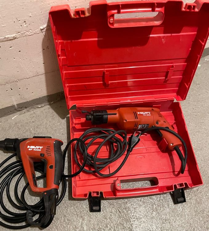 1 X HILTI SF 4000 1 X HILTI TKI 2500 Trockenbauschrauber | Kaufen Auf ...