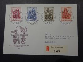 1961 Evangelisten FDC mit klaren ET-Voll