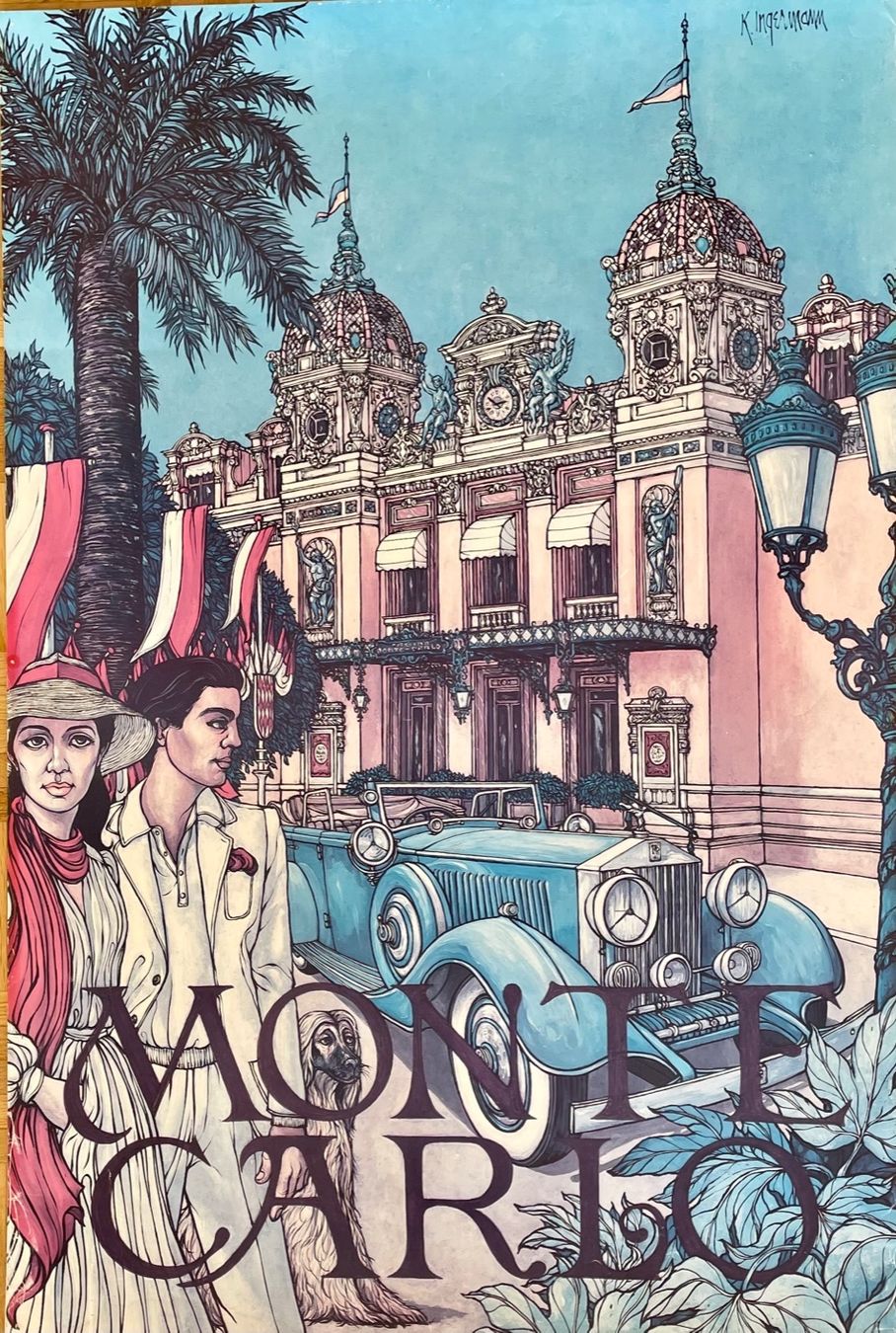 Foto & Immagini: Plakat "Monte Carlo" von Keith Ingermann – Usato da Oberengstringen venduto da Spiderrrman