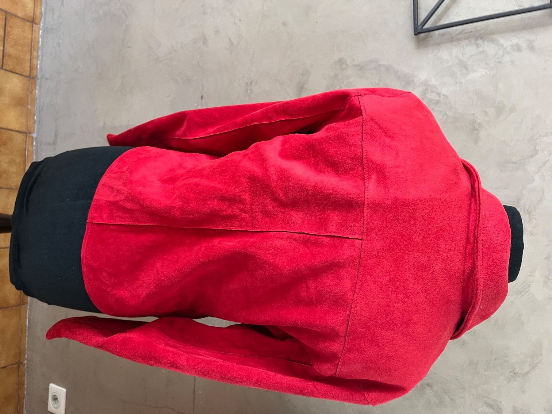 Giacche: Veste style daim rouge Taille 38 Mel – Usato da Veyrier venduto da kimedovapa 1