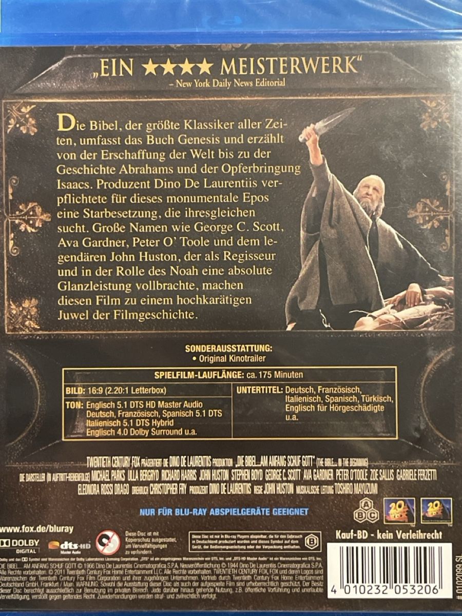 Tutti i DVDs: Die Bibel (1966)  selten! – Nuovo (secondo la descrizione) da Waldenburg venduto da Gonzo8 1
