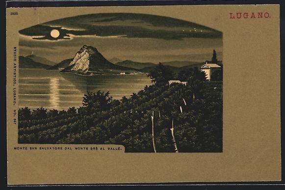 Ansichtskarten: Lugano, Monte San Salvatore dal Monte Br – Gebraucht aus Berlin von bartko-reher