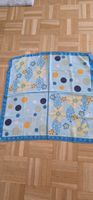 Blauer Sommer Schal mit Blumenmuster, Top Zustand!