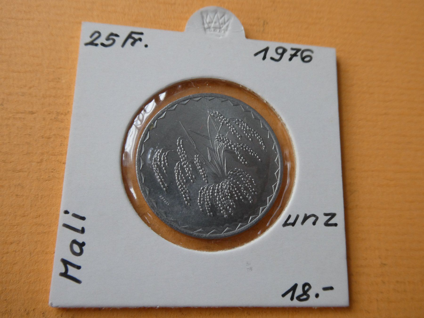 Toutes les monnaies: Mali 1976, 25 Francs    unz – D'occasion à Hinterforst par Rohusri