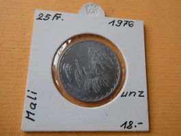 Mali 1976, 25 Francs    unz