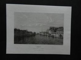Zürich Schipfe Limmat
