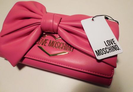 Rausverkauf - Design Love Moschino Clutch Umhängetasche