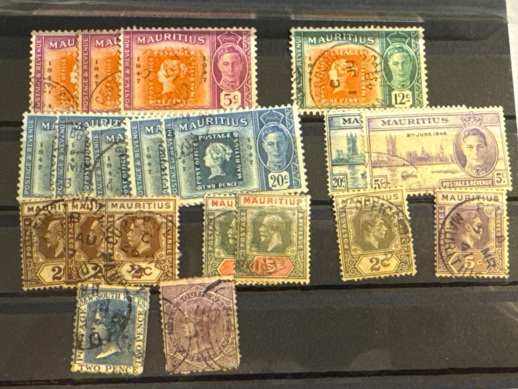 Tutti i francobolli: Mauritius Lot, gestempelt – Usato da Küssnacht am Rigi venduto da POSTOMASTER