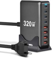 USB C Ladegerät Mehrfach, 8 Port USB