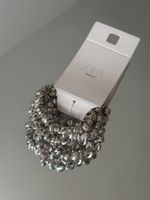 ZARA Armband Set mit 8 Stk. elastisch NEU silbern