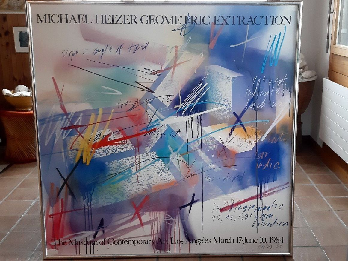 Arts picturaux & lithographies: MICHAEL HEIZER GEOMETRIC EXTRACTION – D'occasion à Tagelswangen par  2