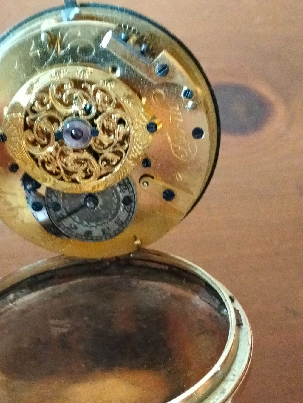 Uhren: Antike Spindeltaschenuhr, ca. 1800 – Gebraucht aus Ennetmoos von brunhildenb 2