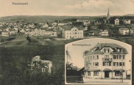Niederuzwil 2-bildrig mit Konsumgebäude