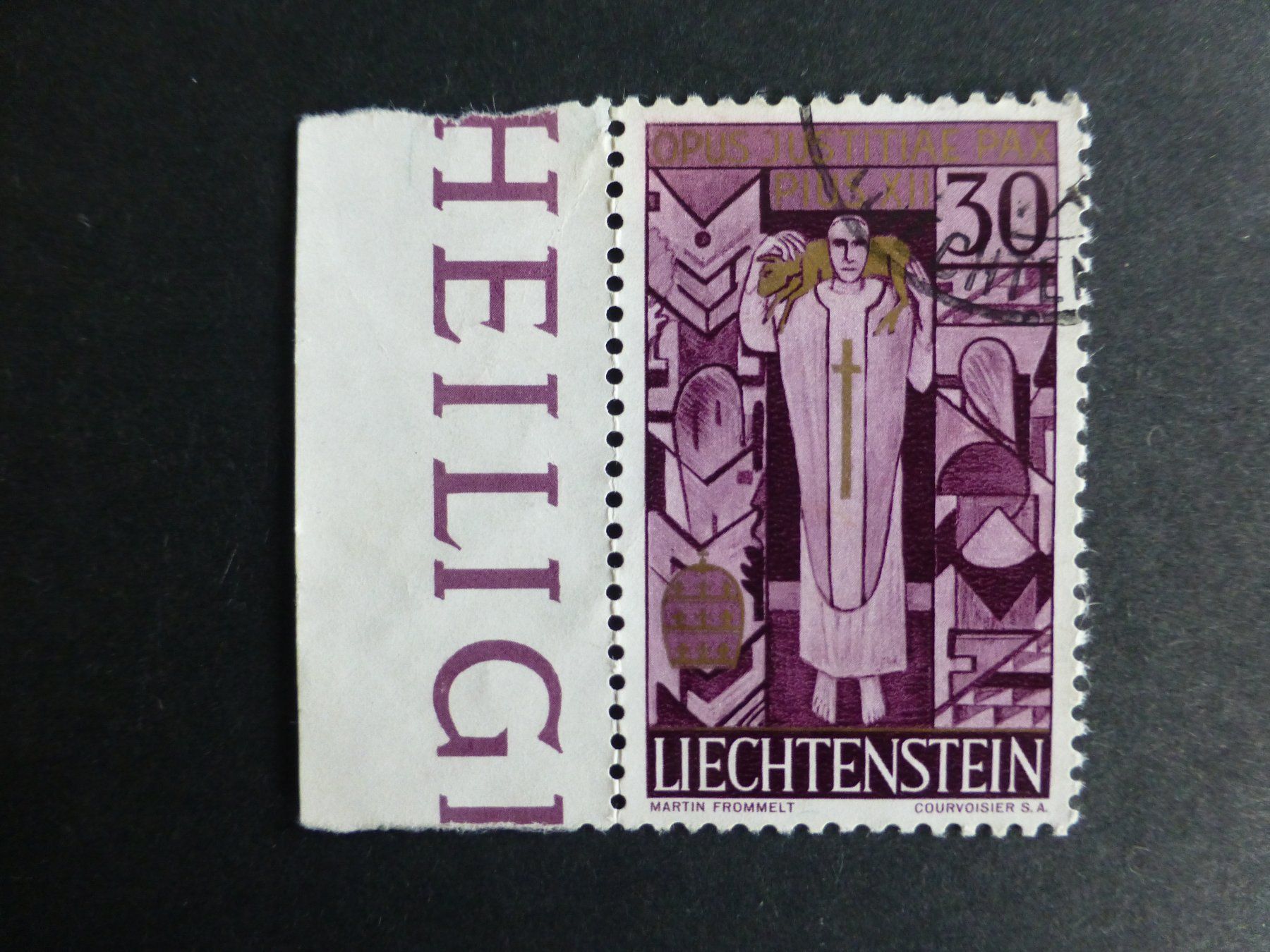 Tutti i francobolli: Lichtenstein 1959 nr. 324, gestempel – Usato da Bettlach venduto da 1saurer