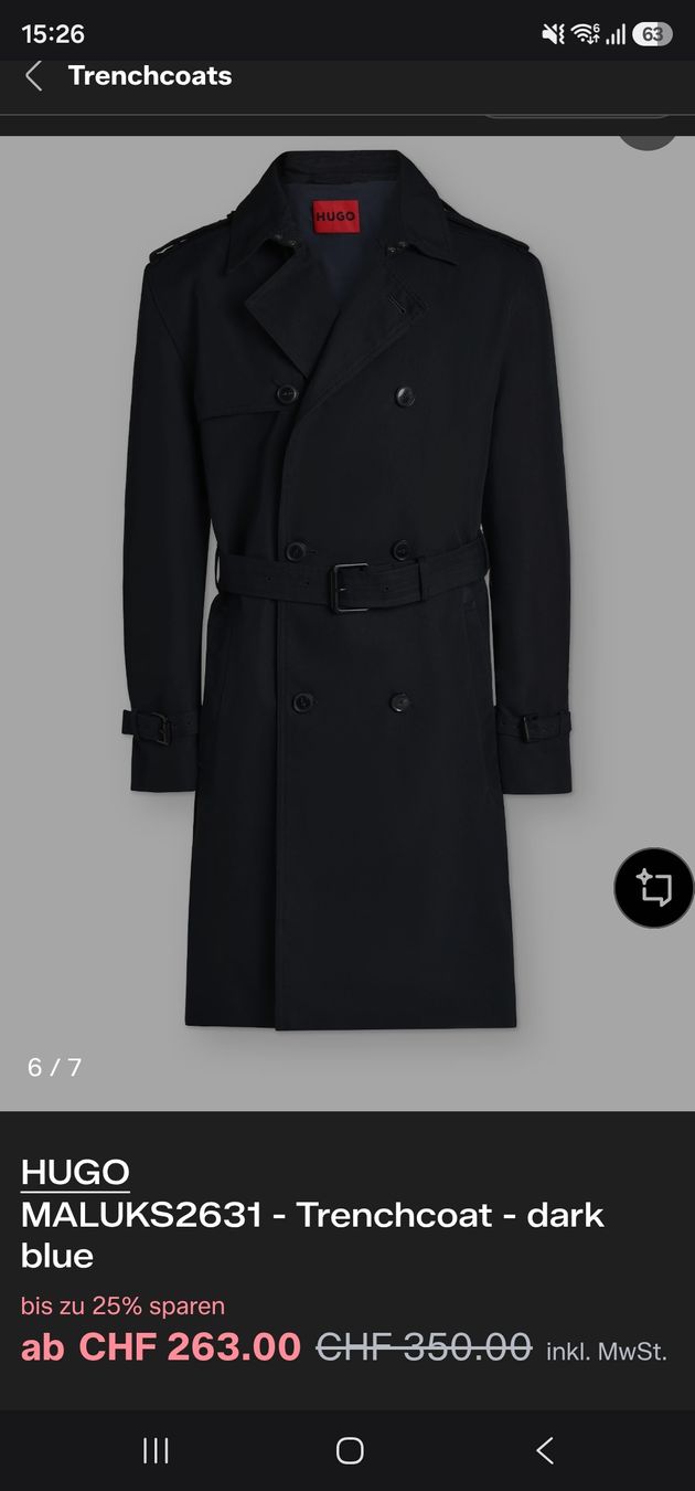 Vestes: Hugo Boss Long Jacket MALUKS model – D'occasion à Genève par nun_7fjx 3