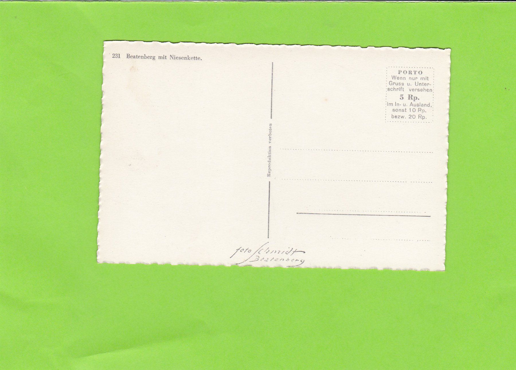 Cartes postales: Beatenberg – D'occasion à St. Peterzell par neckertal 1