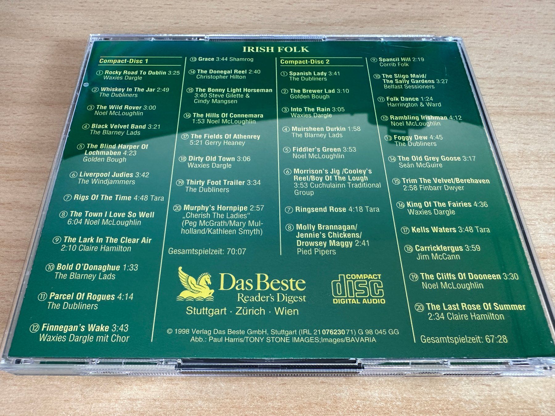 CD: Various – Irish Folk - 2 CD – Usato da Rikon im Tösstal venduto da Alpenmutz 1