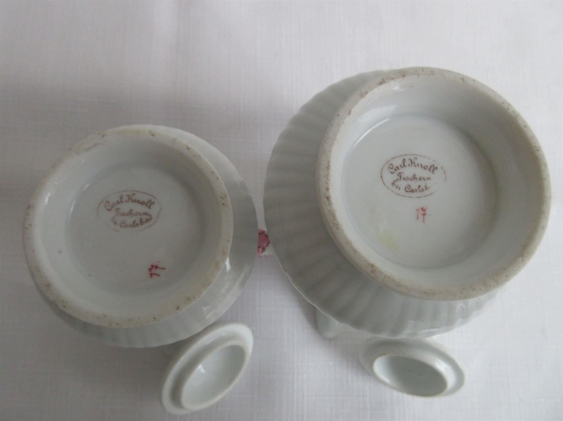 Set di piatti: 2 kleine Kännchen Carl Knoll Carlsbad – Usato da Binningen venduto da Oldfashion 6