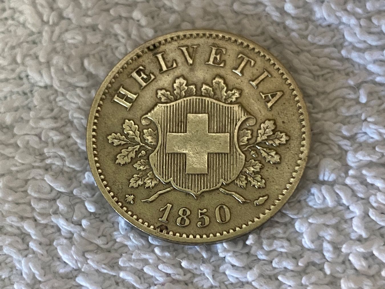 Tutti le monete: 10 centimes/rappen 1850 – Usato da Nyon venduto da Ilmi09