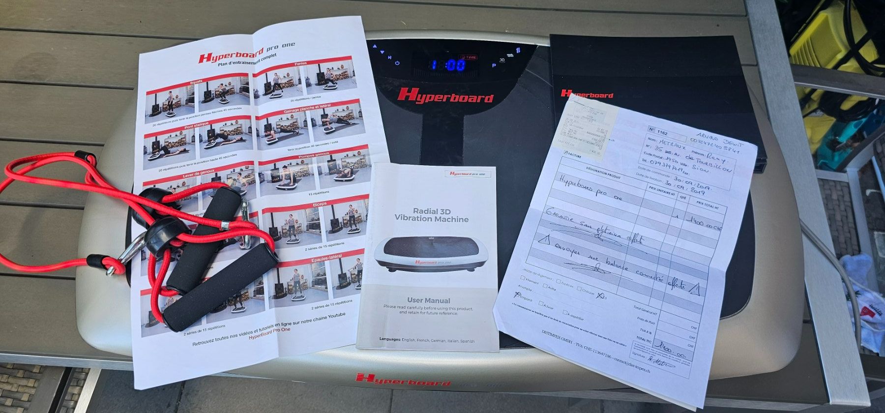Hometrainer: Plateforme oscillante Hyperboard Pro One – Usato da Chéserex venduto da ShellHaf 3