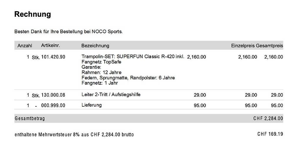 Trampolini: Premium-Trampolin Superfun 420 cm – Usato da Aarau Rohr venduto da zepp_ch 4