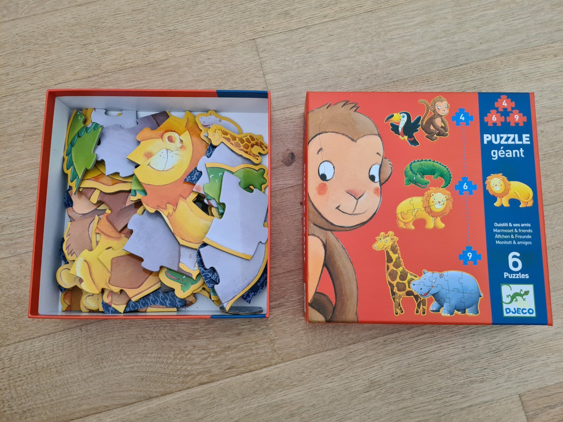 Djeco Puzzle: Puzzle Geant Djeco (6 Puzzles) – Usato da Carouge GE venduto da Franllo 3