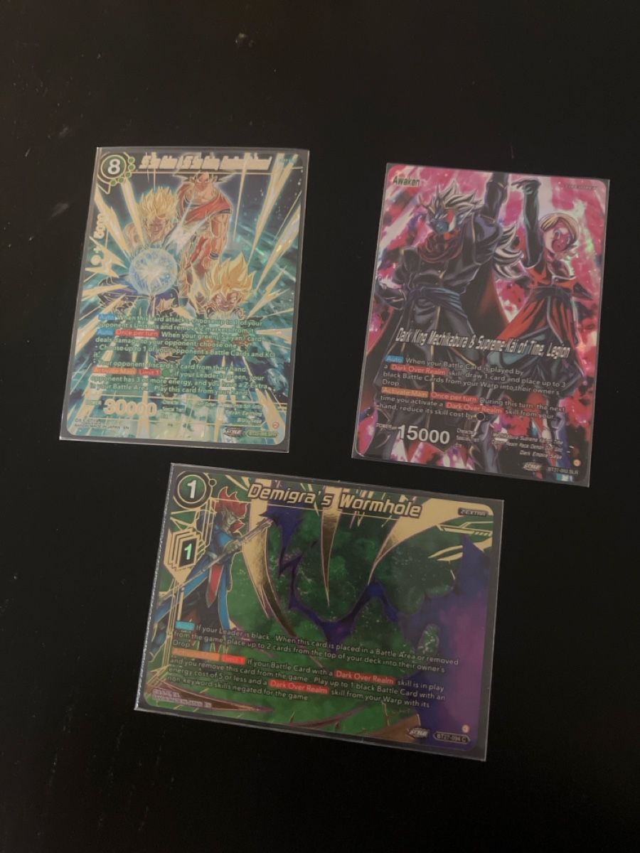 Bandai Carte collezionabili: 3 Dragonball card SPR-SLR- ALT – Nuovo (secondo la descrizione) da Chavornay venduto da rob_hpk6