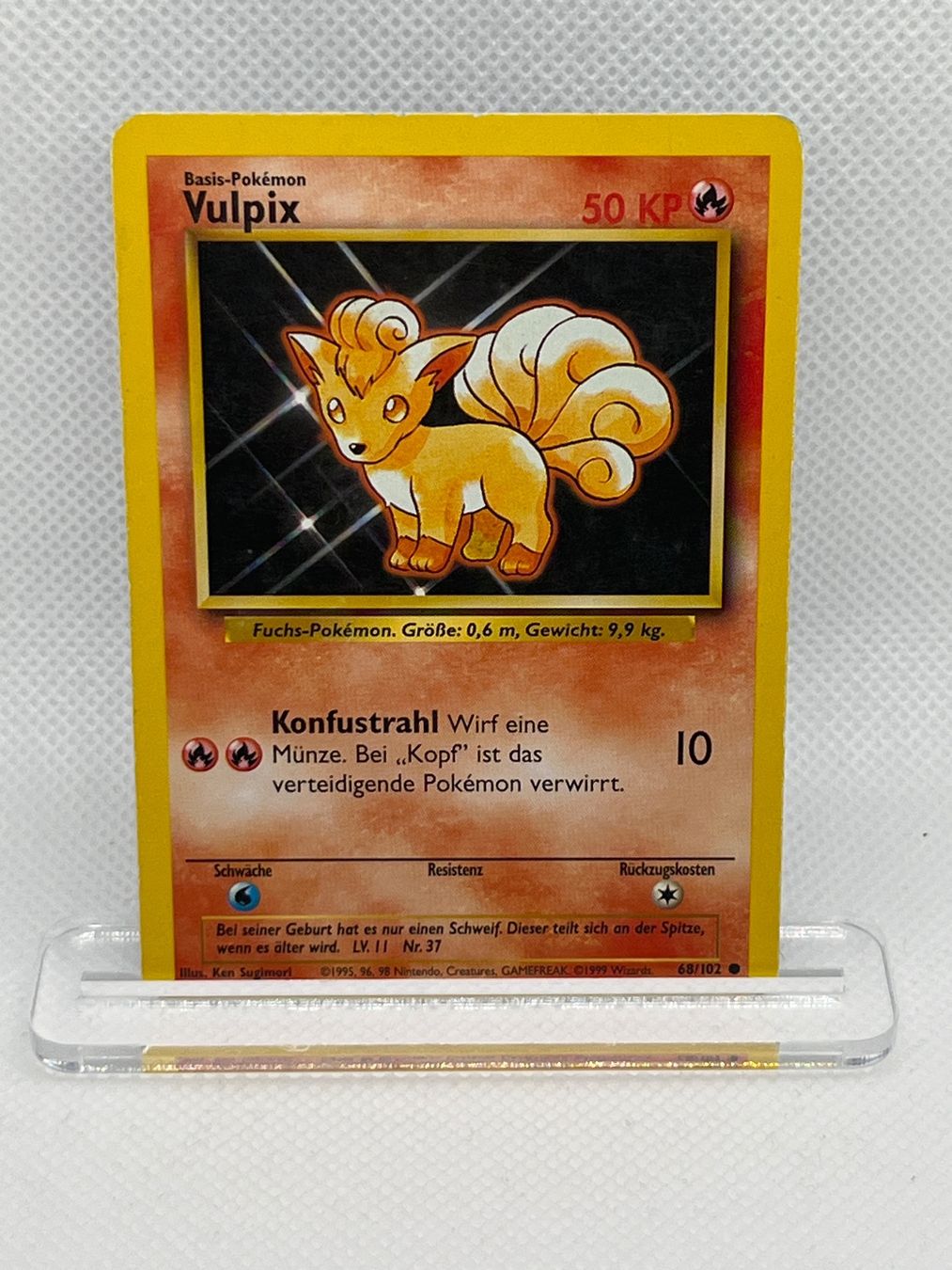 Pokémon Sammelbilder & Trading cards: Vulpix 69/102 Basis Set Pokemon Karte Deutsch – Gebraucht aus Hinterkappelen von