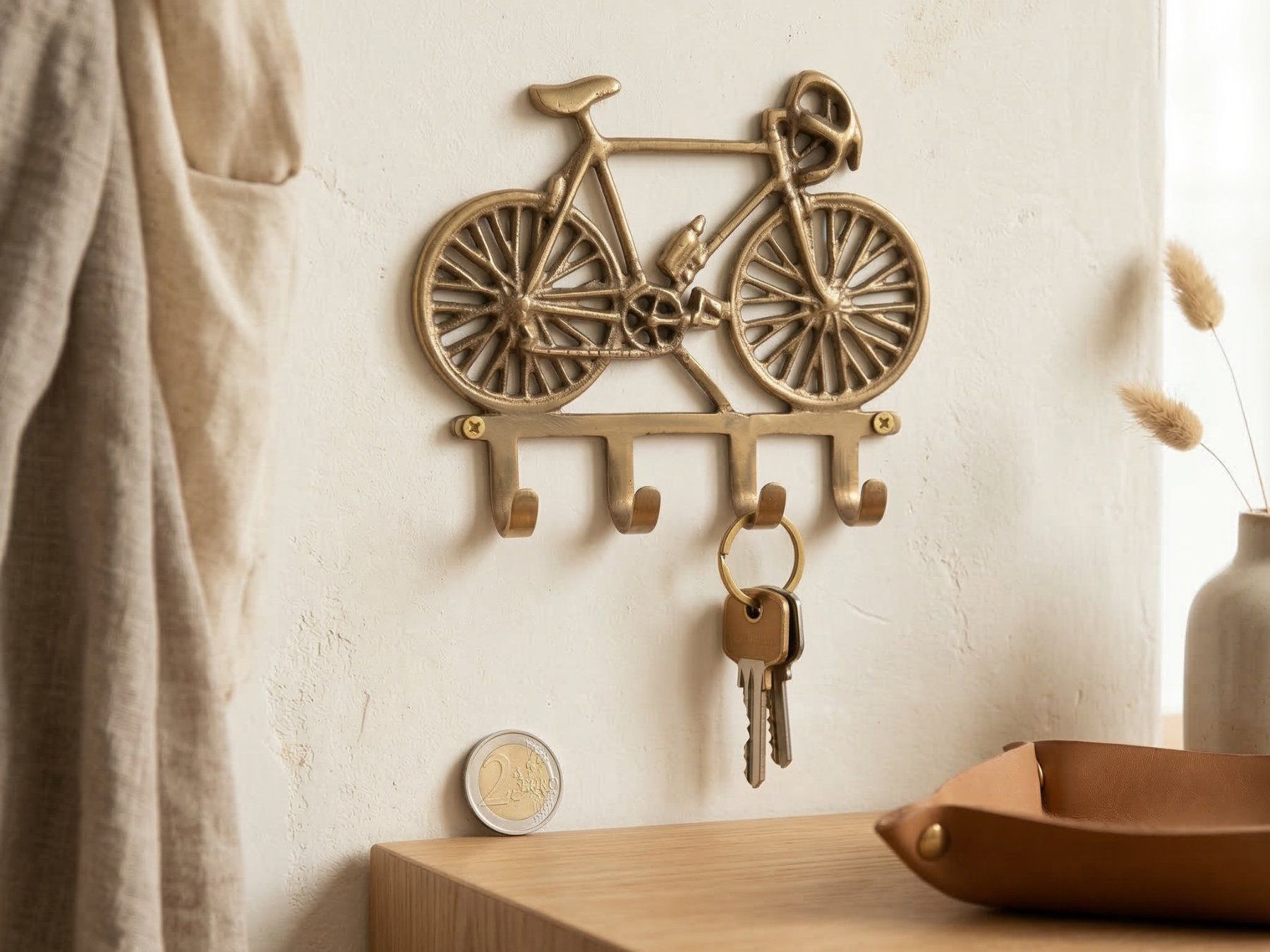 Ferramenta: Porte-clés mural en forme de vélo - bronze – Nuovo (secondo la descrizione) da Lausanne venduto da Toko_Lausanne 2