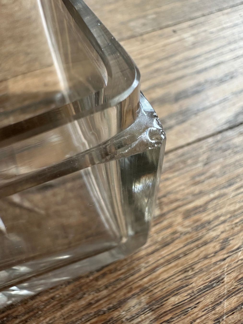 Bicchieri: Glasdose mit Silberdeckel – Usato da Luzern venduto da Johannas-flohmarkt 5